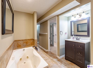 In basement off of 2nd en suite bedroom